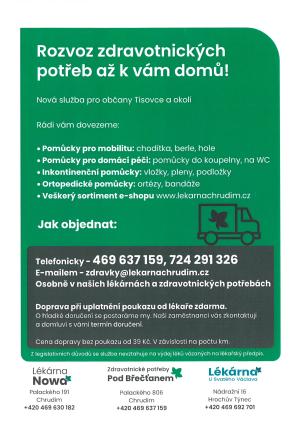 Rozvoz zdravotnických potřeb